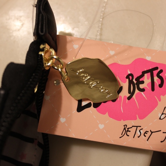 NWT Betsy Johnson Meow Black Crossbody Bag Purse - Picture 2 of 4